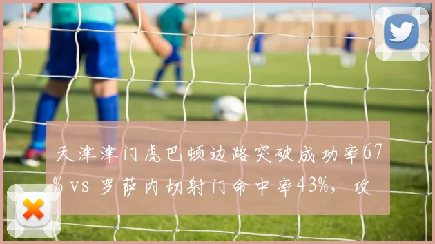 天津津门虎巴顿边路突破成功率67% vs 罗萨内切射门命中率43%，攻击手角色差异明显