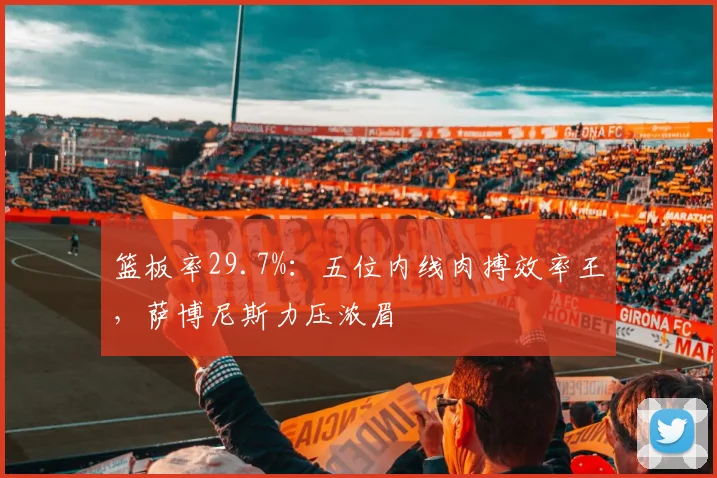 篮板率29.7%：五位内线肉搏效率王，萨博尼斯力压浓眉